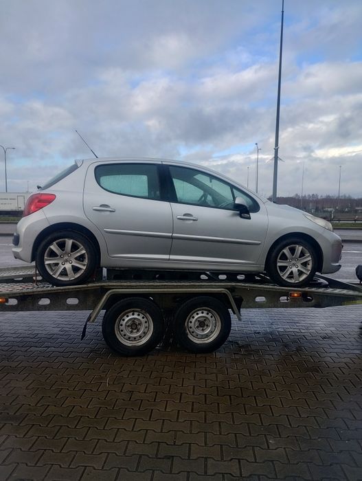 przedni pas 1.4 1.6 błotnik przedni prawy maska peugeot 207 kod ezrc