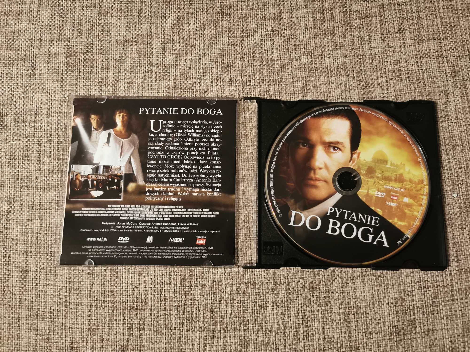Filmy DVD - Pytanie do Boga Antonio banderas