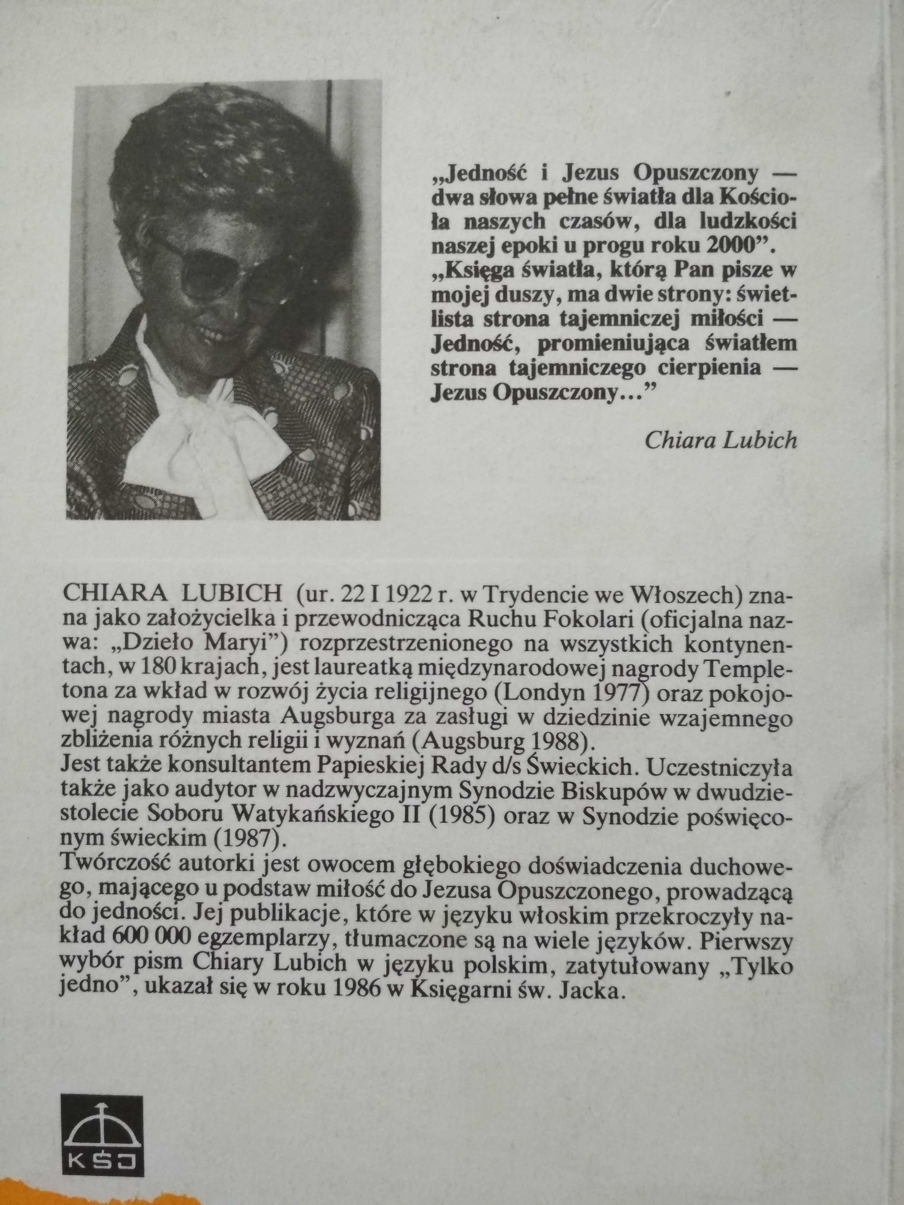 Chiara Lubich Klucz do jedności