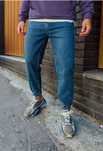 Джинсовые джоггеры Staff blue regular