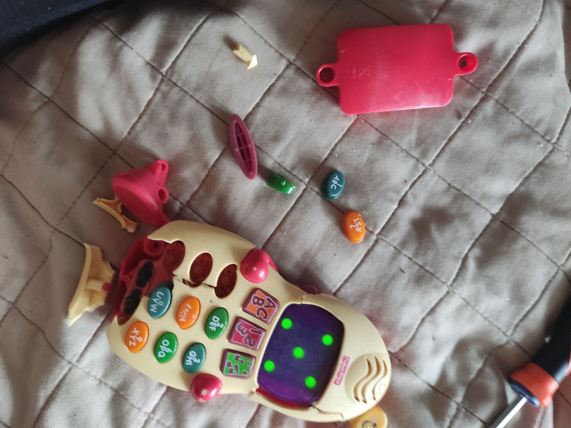 Telefon Fisher price na części polska wersja językowa
