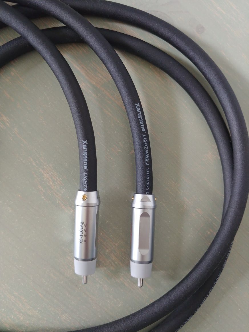 Interkonekt Xangsane LIGHTNING1 2x RCA Cinch 1m