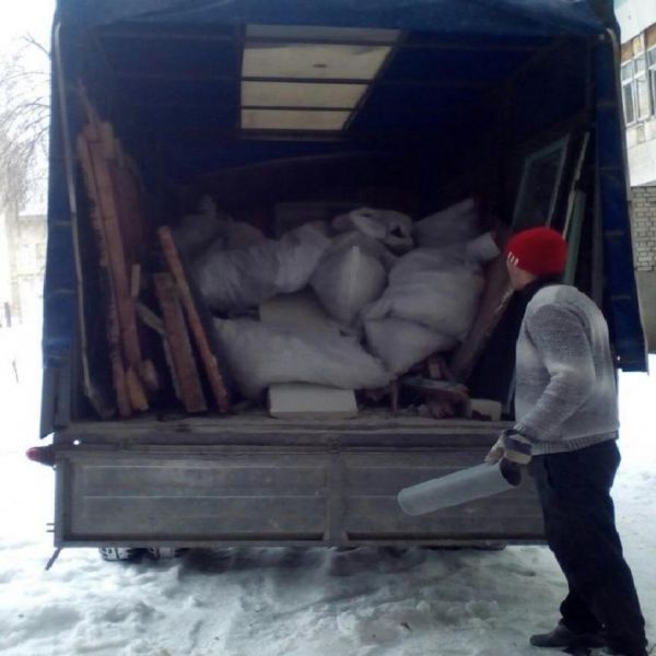Вывоз строй / бытового мусора  Газель