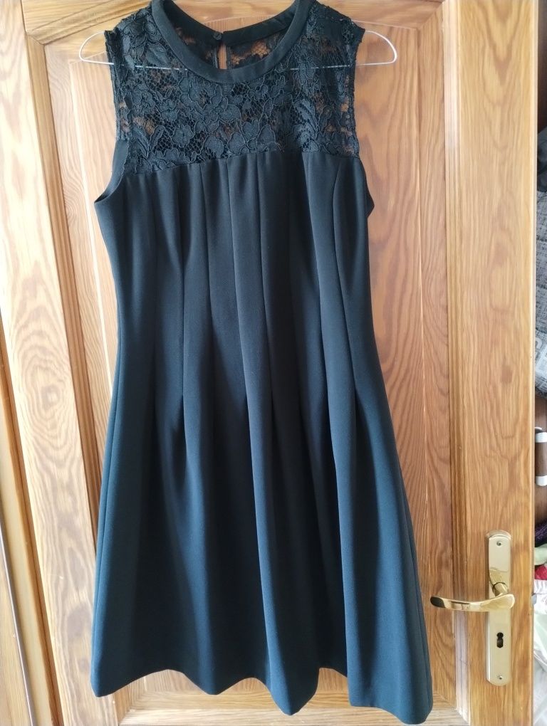 Czarna sukienka wizytowa/wieczorowa H&M r.38