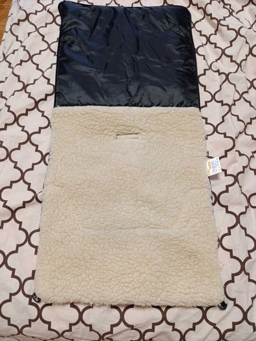 Конверт в коляску (санчата) на овчині