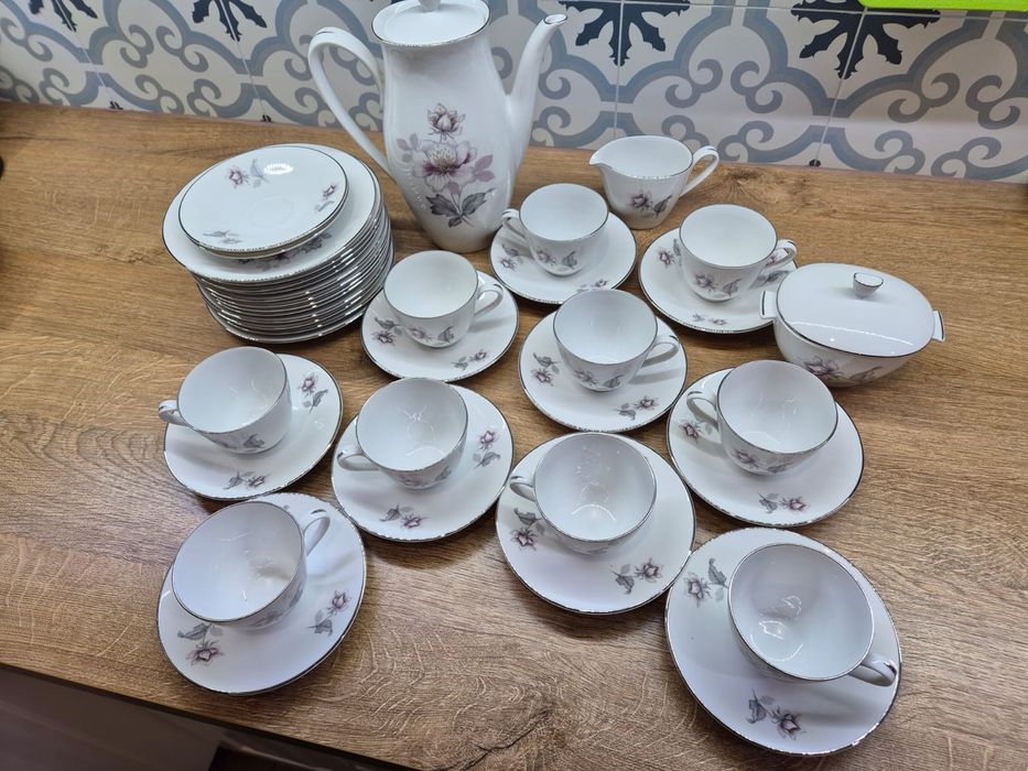 Zestaw kawowy porcelanowy