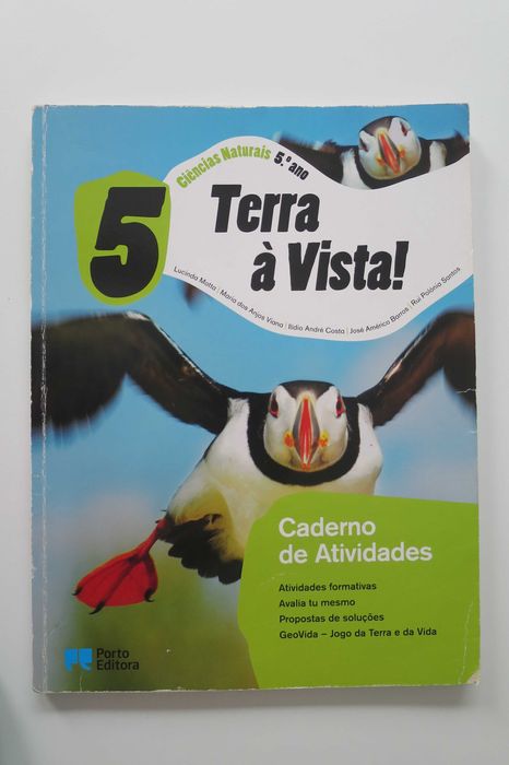 Caderno de atividades Ciências 5º ano "Terra à vista!" Porto Editora