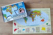 Puzzle 260 Mapa Świata