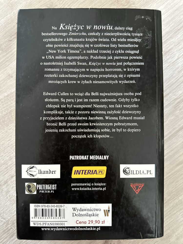 Książka „Księżyc w nowiu”