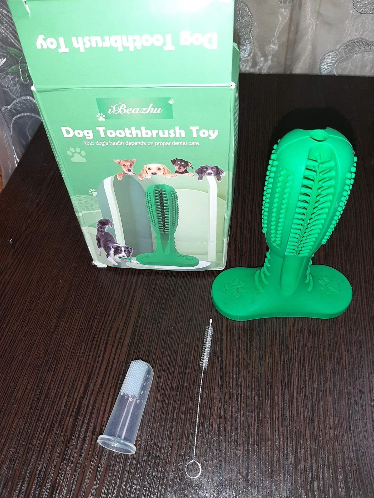 Зубная счетка для собак+ игрушка.