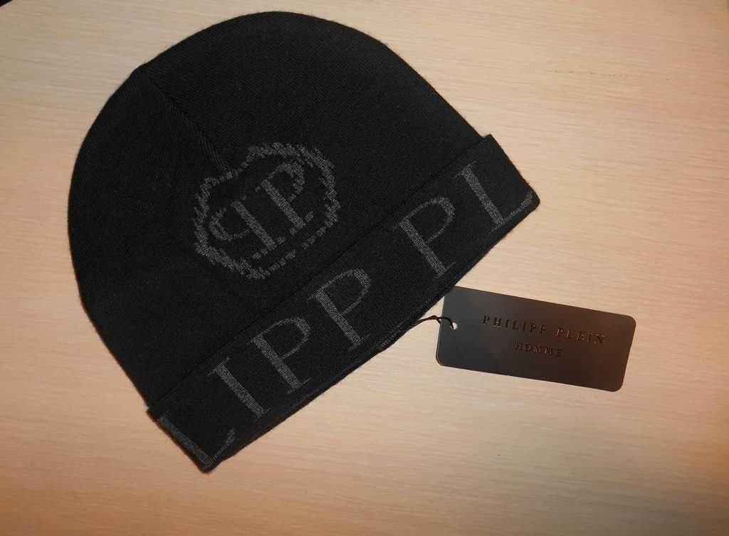 PHILIPP PLEIN Męska ciepła czapka zimowa Włochy 1626-1