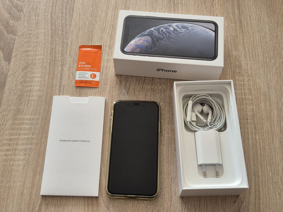 Apple iPhone XR 64GB kolor czarny, idealny stan, bez rys, 89% bateria
