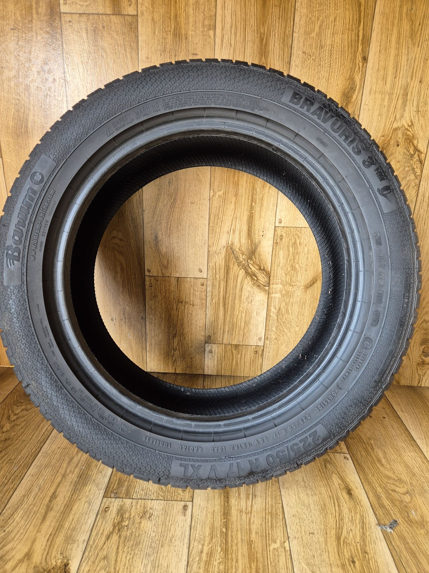 225/50/17 Barum Lato Komplet 7,5mm stan bdb