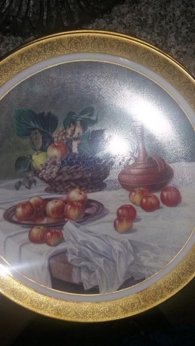 Prato Limoges pintado á mão