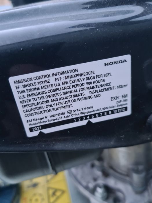 Zamiatarka ręczna Westermann WR870 silnik honda  2021rok nowa