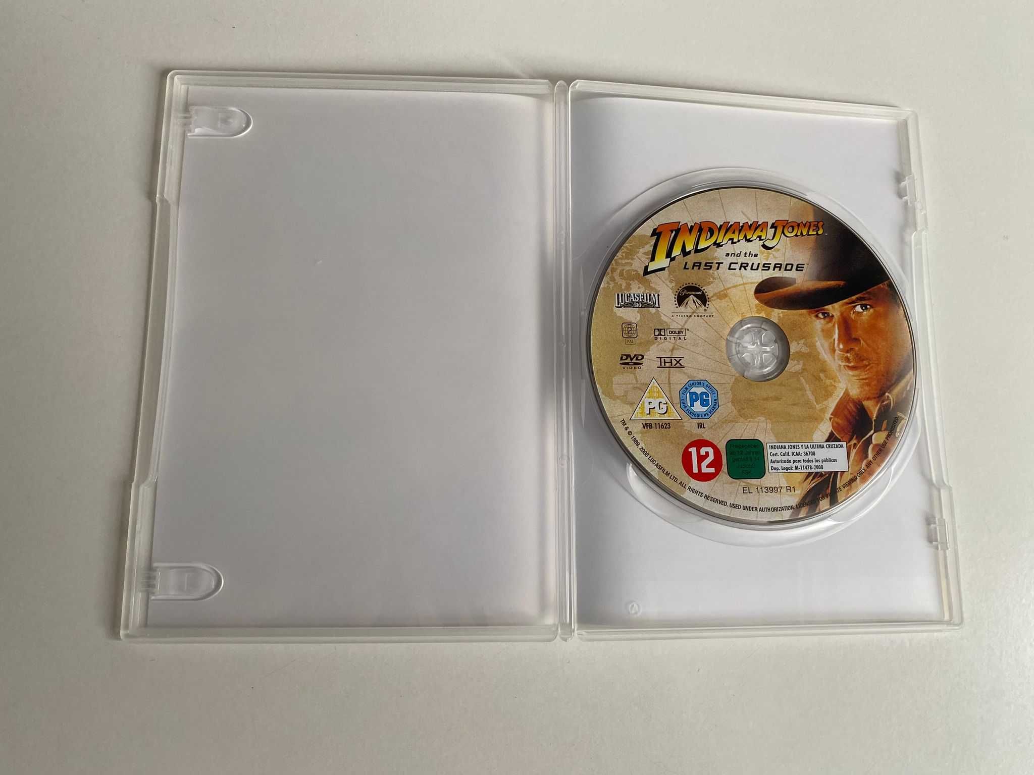 Filmy DVD Zestaw Indiana Jones 1-4 Komplet