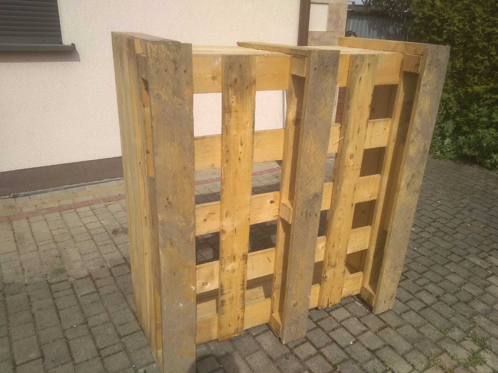 Skrzyniopaleta  drewniana duża 170x160x60 możliwy transport