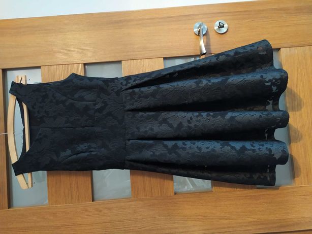 Sukienka suknia Orsay czarna koronka rozmiar M 38
