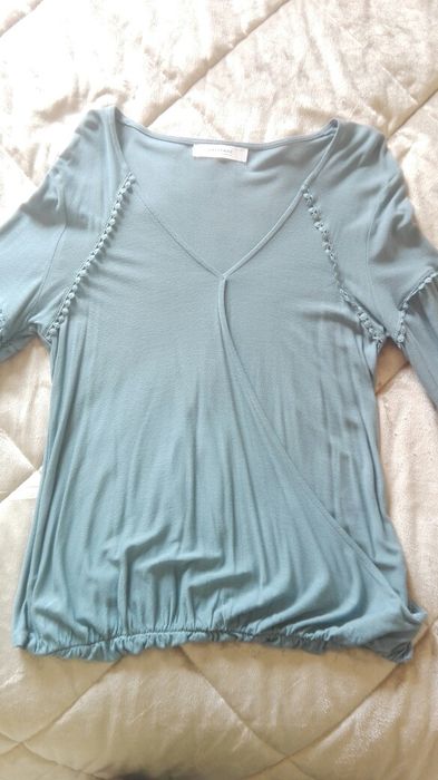 Blusa cor verde seco