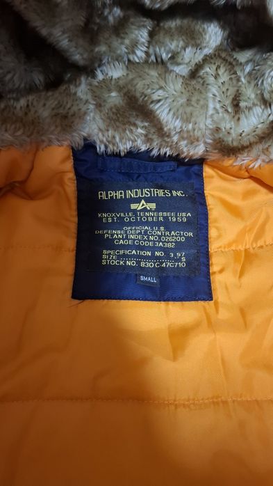 Alpha аляска куртка женская