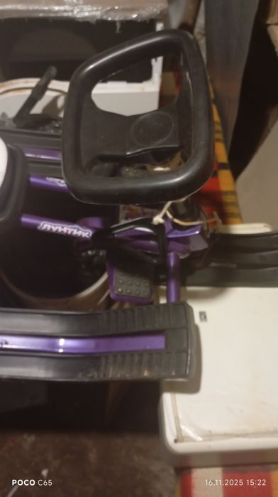 Санки з рулем снігокат