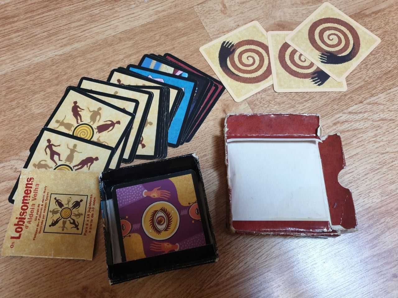 Jogo de Cartas: Lobisomens da Aldeia Velha, usado