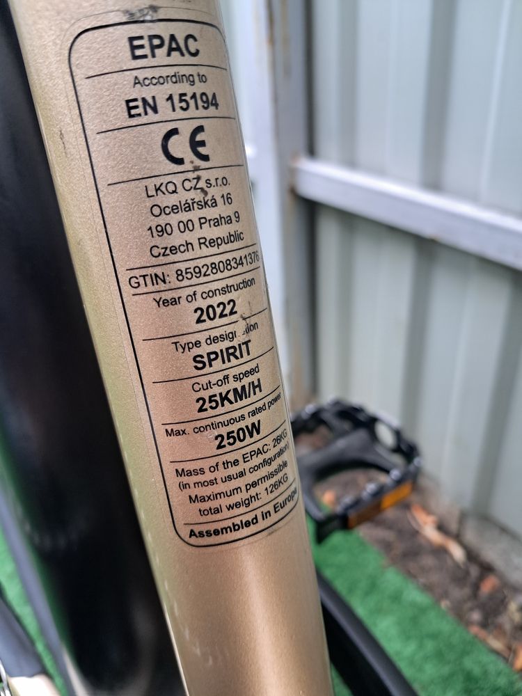 Електровелосипед EasyBike Spirit Bafant 48W Мотор-колесо Shimano Altus