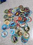 Coleção de tazos variados