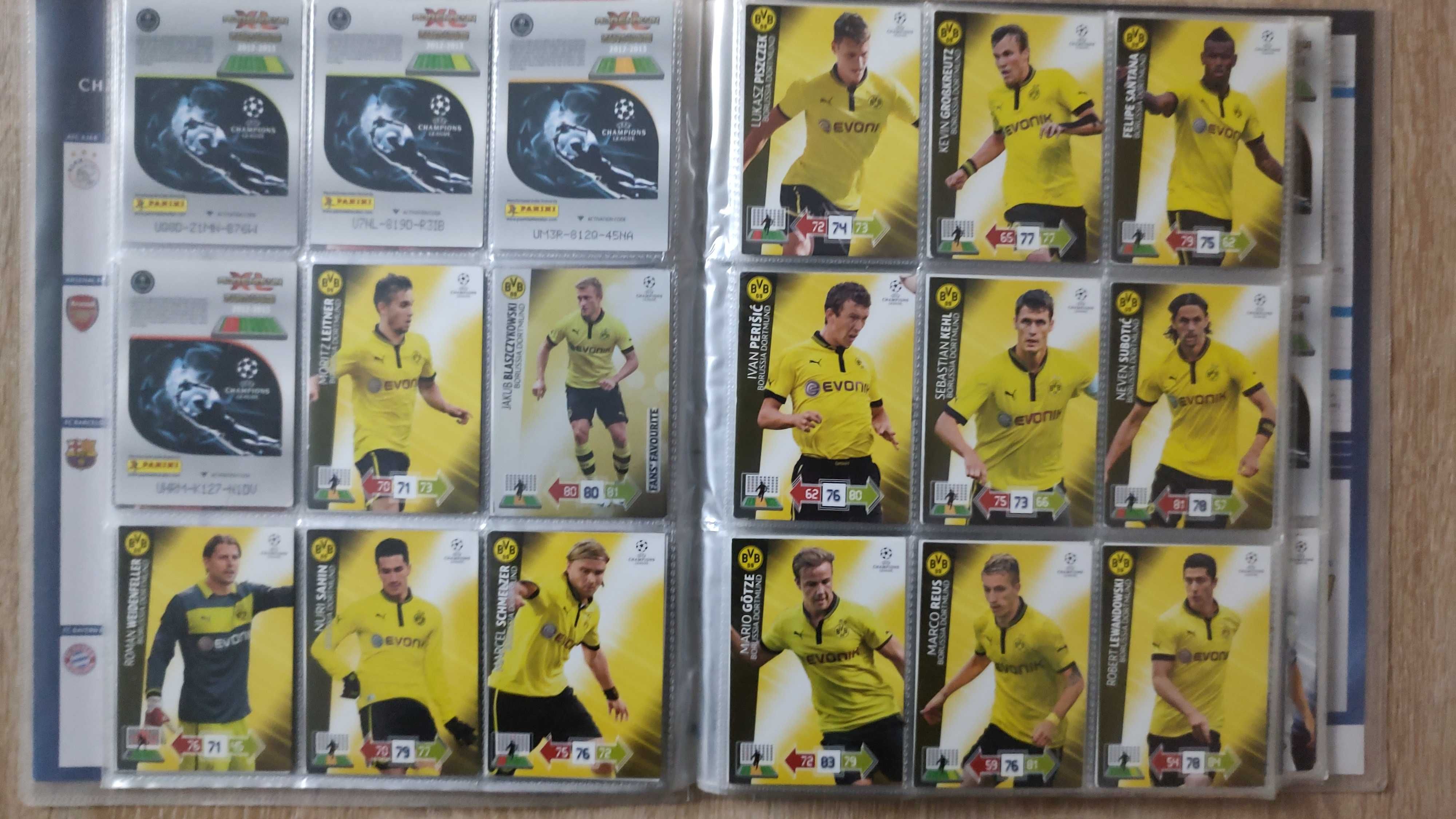 karty piłkarskie PANINI Adrenalyn album 2012-13