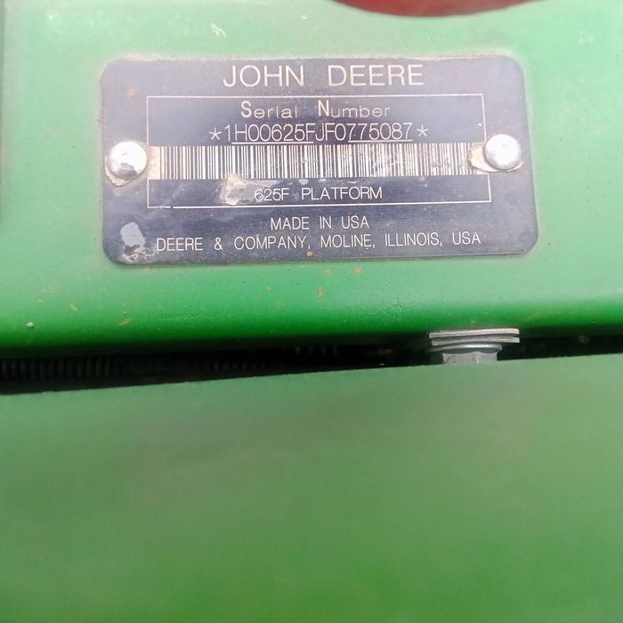 Жниварка  John Deere 625 F флекс 2014