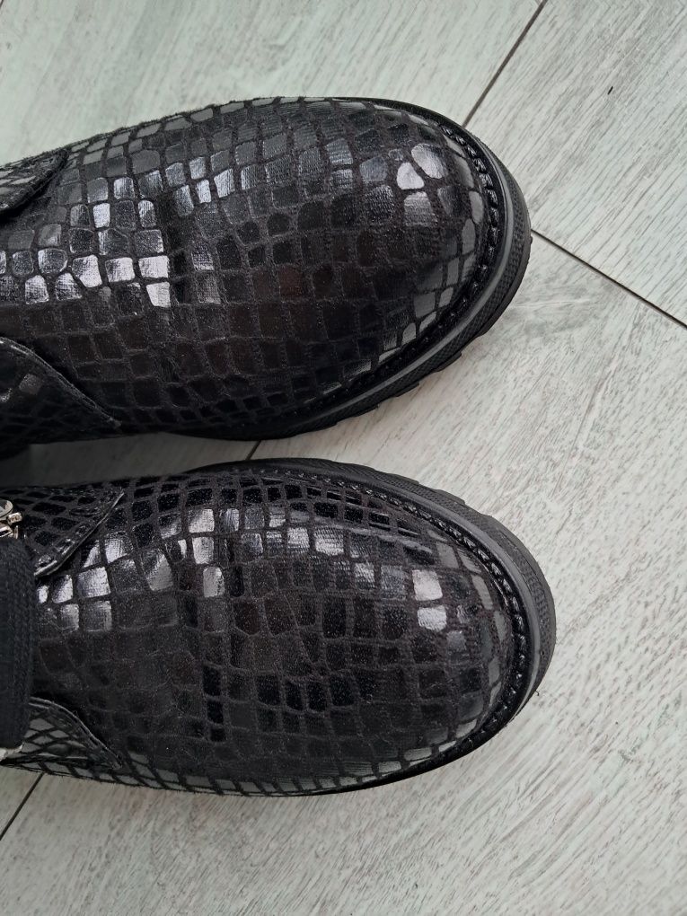 Czarne botki workery 40 Okazja!