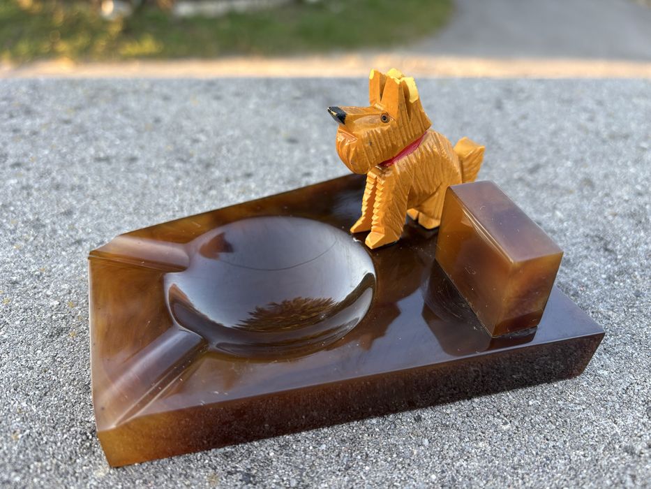 Popielniczka Bakelit Art Deco vintage design