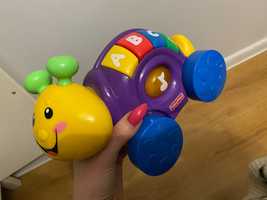 Fisher Price śpiewający ślimak grająca edukacyjna zabawka