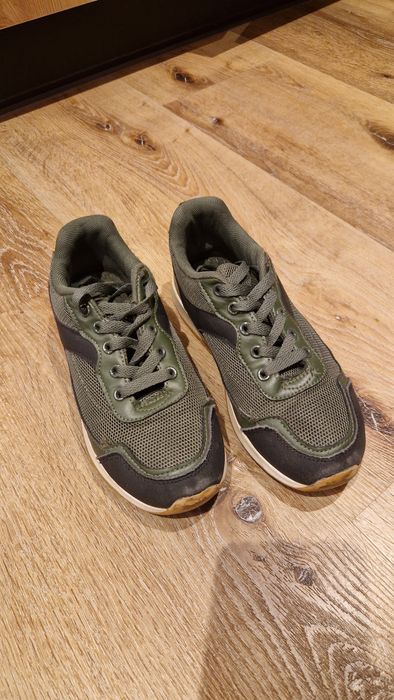 Reserved Sneakersy z siateczką mesh r.35 Zielone