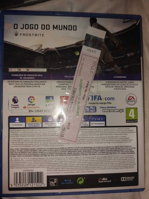 "Fifa 2018" Para Ps4