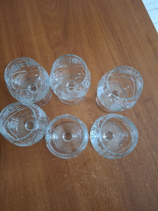 Kieliszki koniakówki kryształ