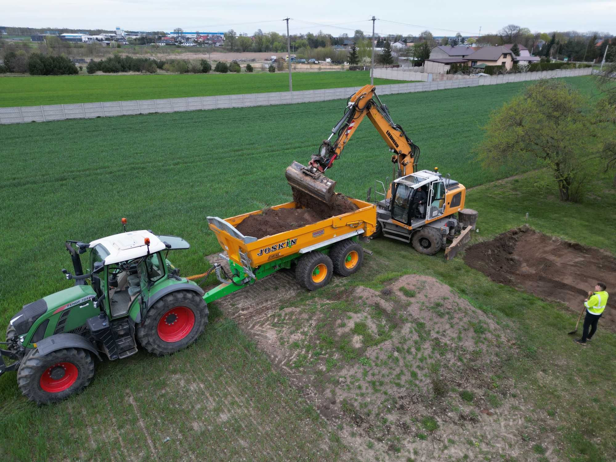 Prace ziemne | Usługi koparką |  Transport
