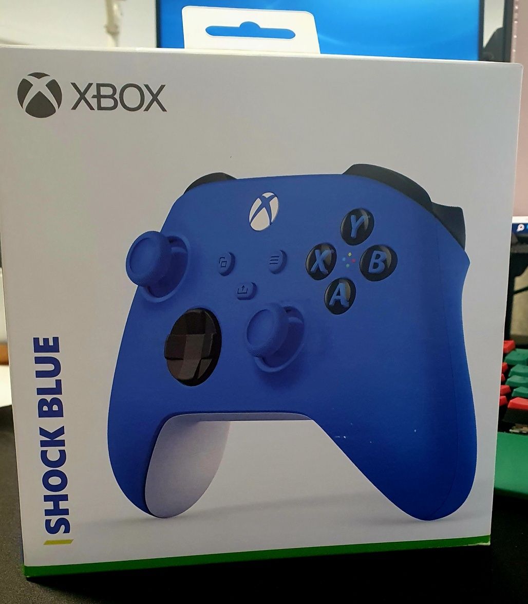Nowy Bezprzewodowy Kontroler Pad Microsoft Xbox (Series X) Niebieski