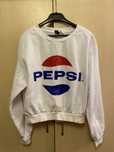 Bluza biała crewneck z logiem Pepsi H&M