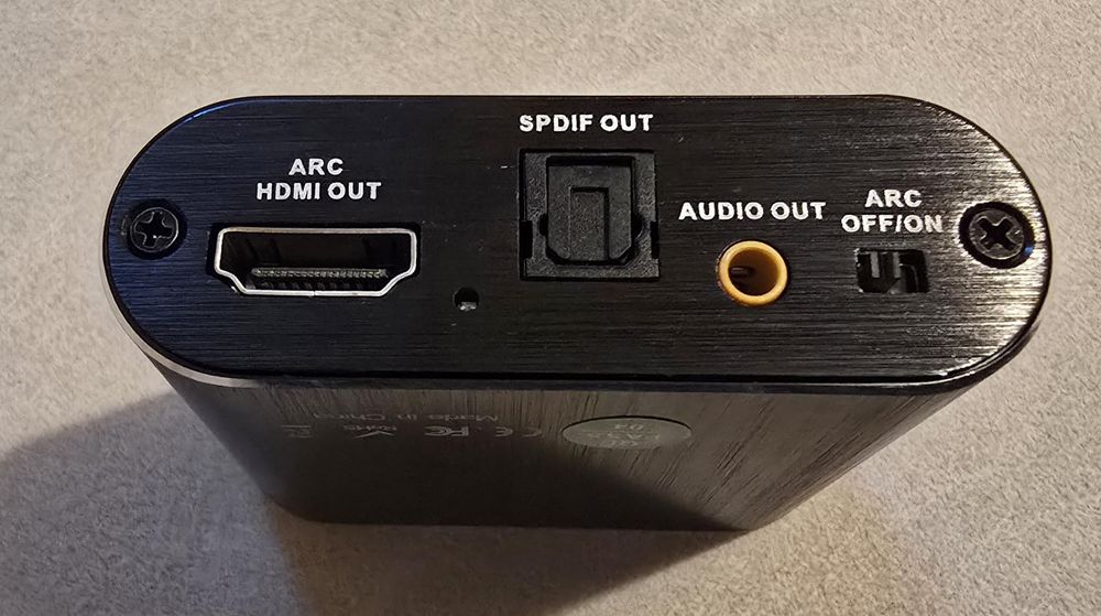 HDMI converter / ekstraktor HDMI -> HDMI + TOSLINK + ARC