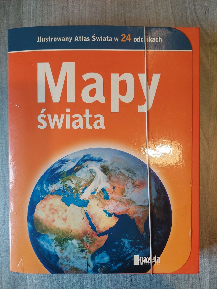 Mapy Świata Ilustrowany Atlas Świata w 24 odcinkach