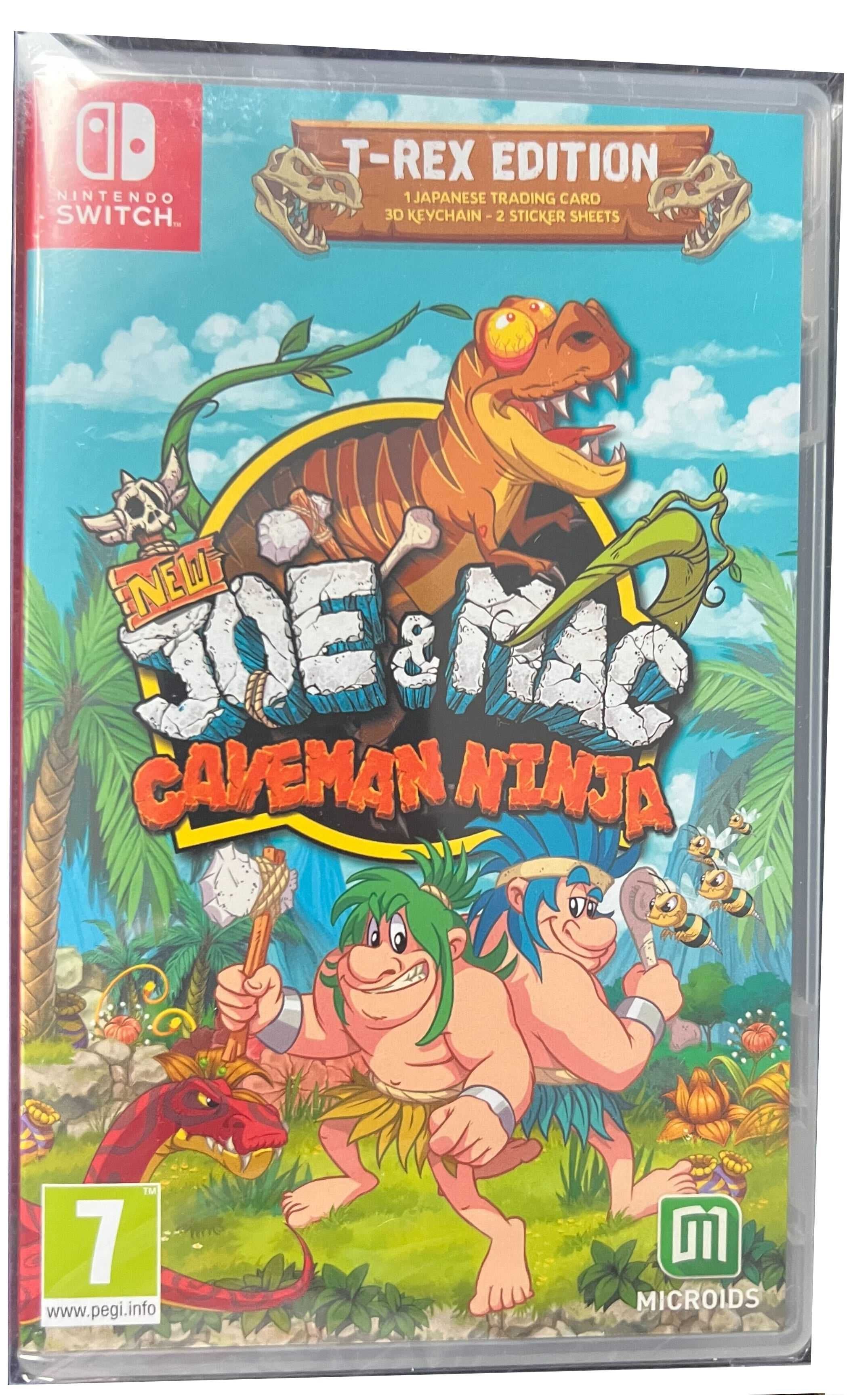 New Joe & Mac: Caveman Ninja T-Rex Edition Switch Nintendo Nowa Folia