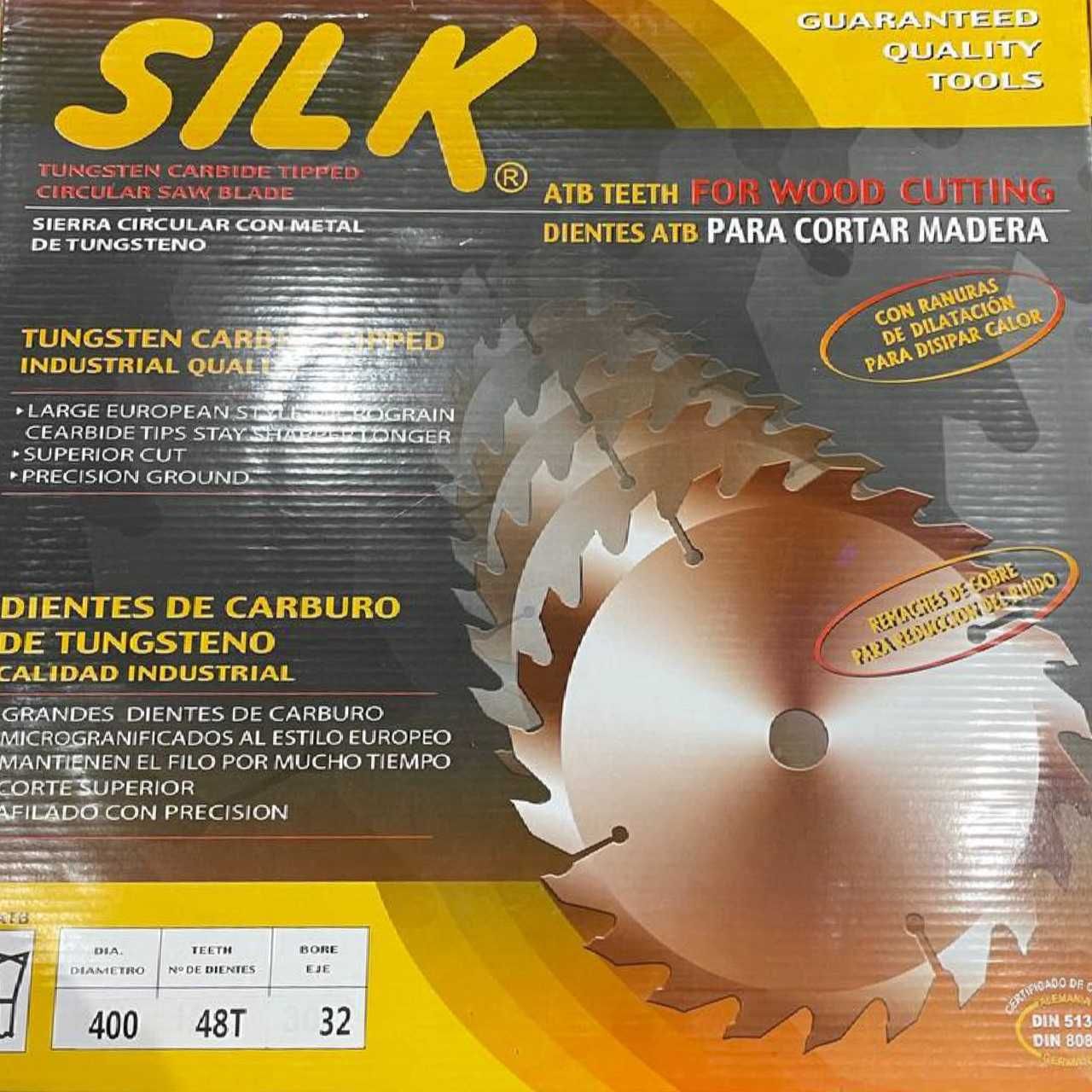 Пильные диски по дереву SILK 400×48×32