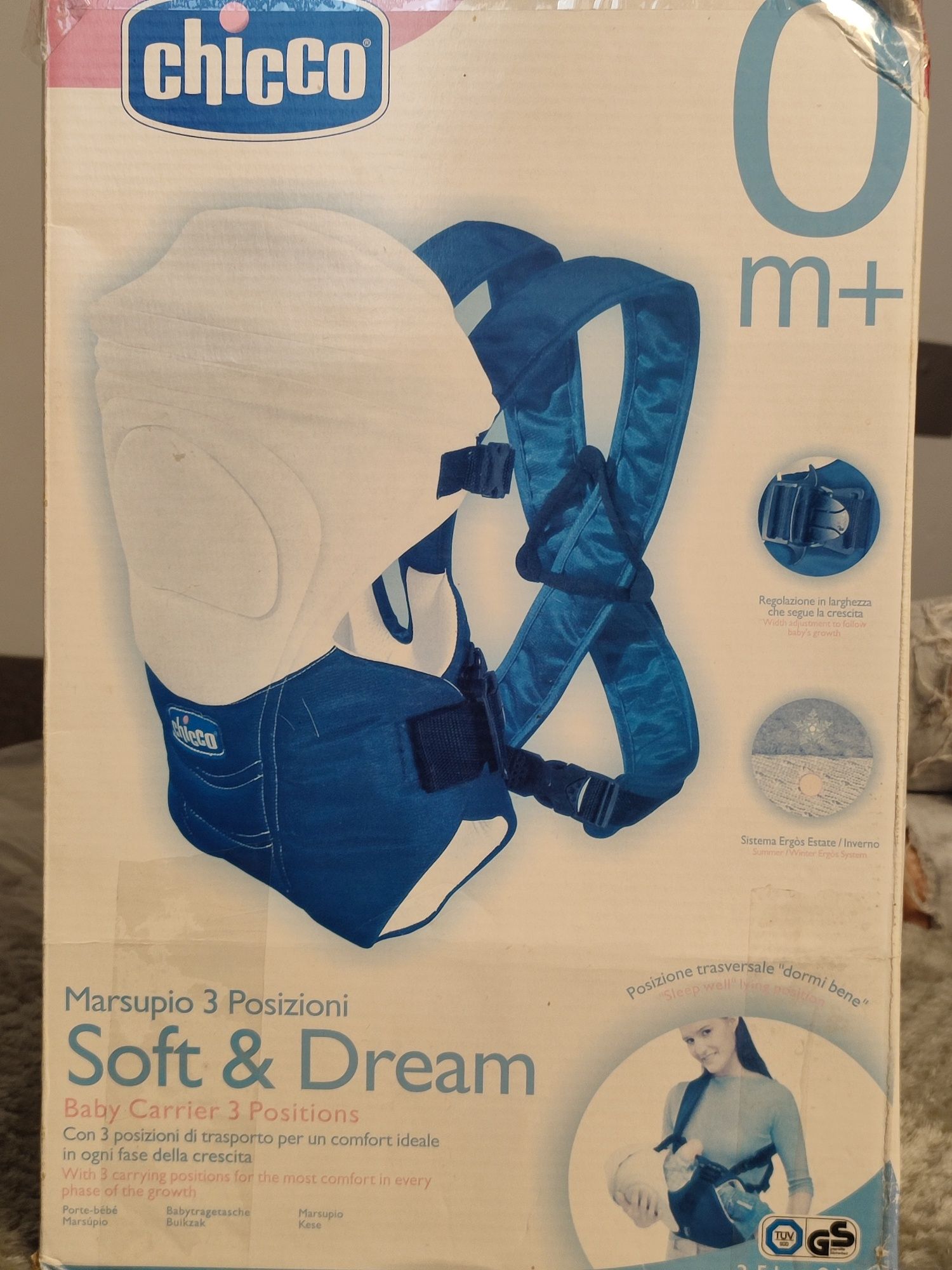 Chicco Soft dream, рюкзак кенгуру