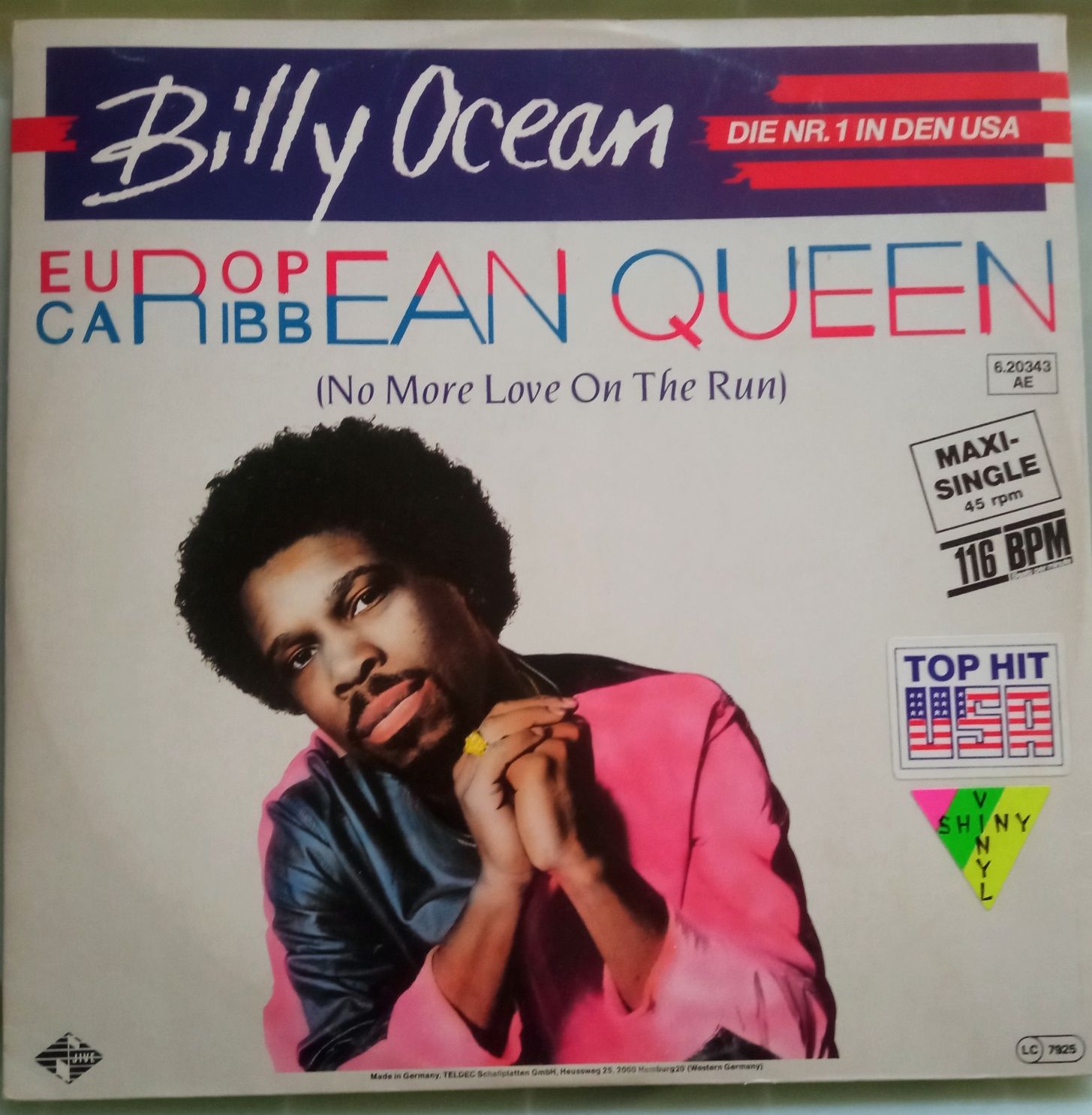 Vinil maxis - Billy Ocean - European Queen
