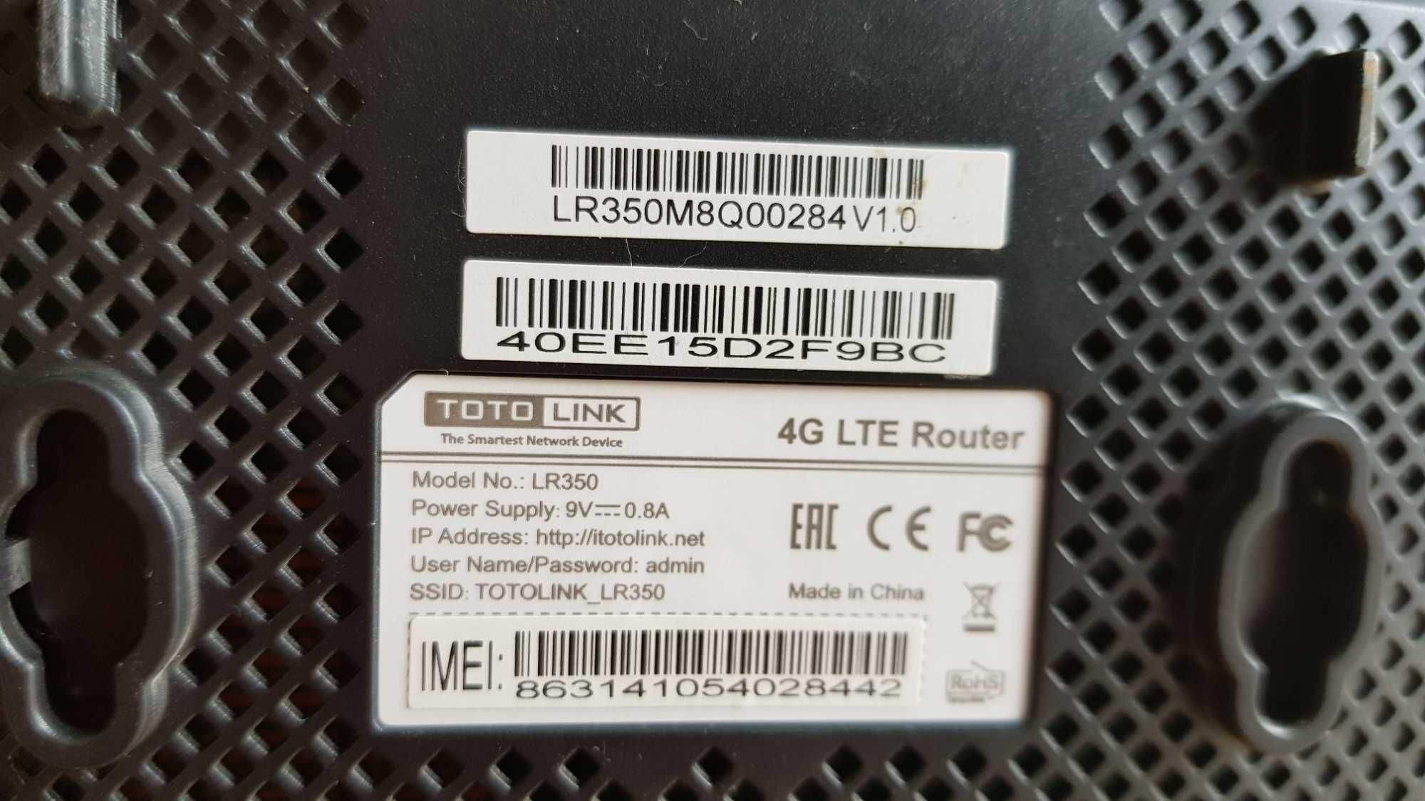 Router na karte SIM Totolink LR350