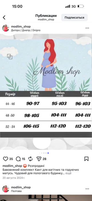 Сорочка та халат в пологовий