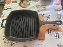 Чавунна сковорода гриль 44×5×25,5 см. GRILL MEISTER