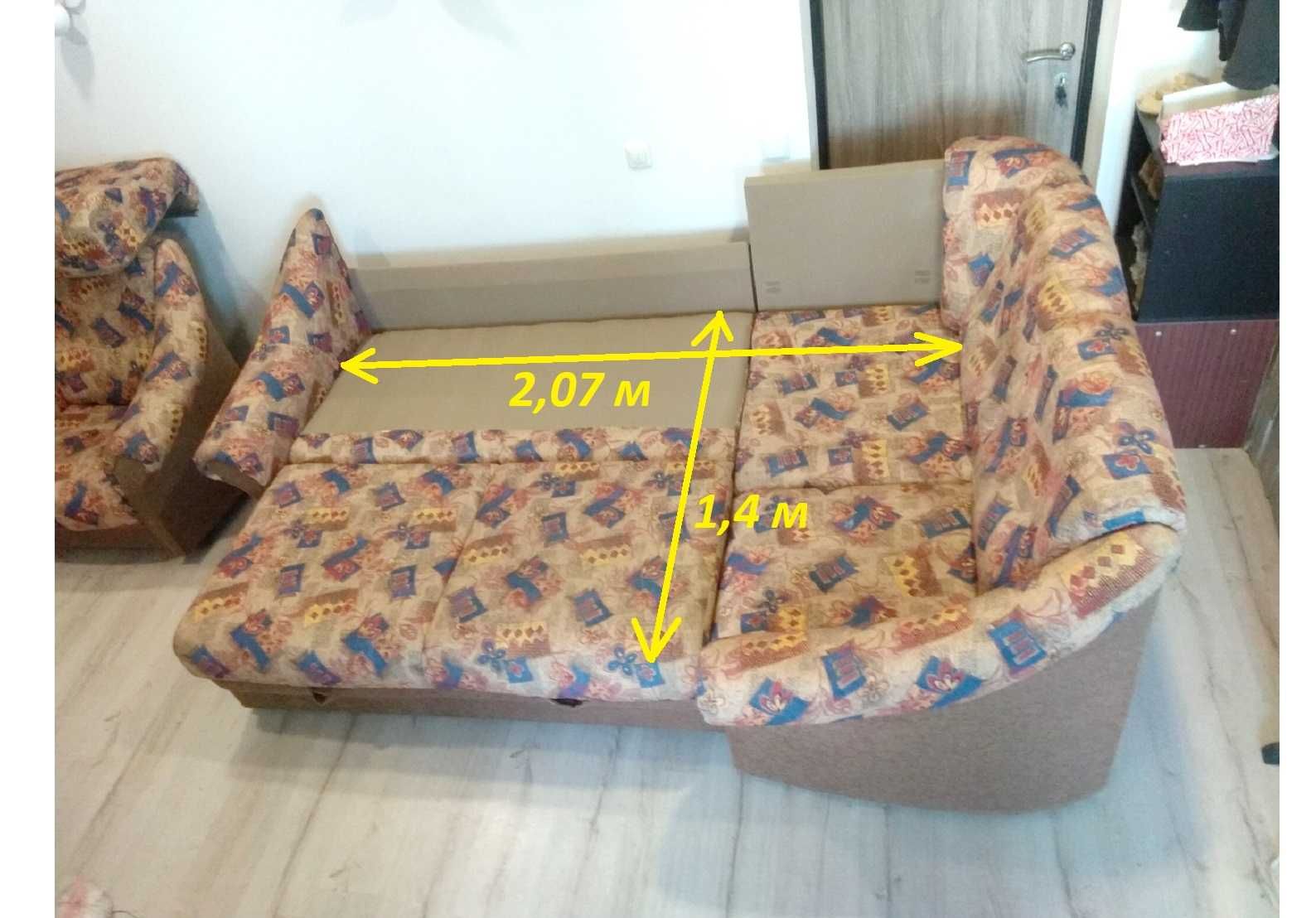 Угловой диван с креслом Проун