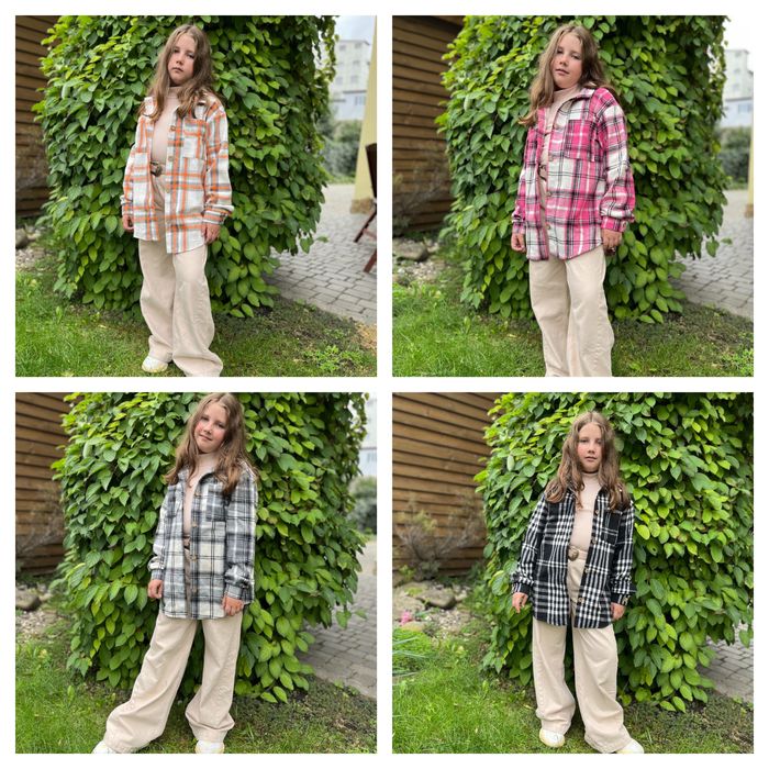 Рубашка сорочка твідова тепла від виробника